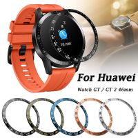 ℗ แหวนครอบหน้าปัดสแตนเลส สําหรับ huawei watch gt 2 46 มม. galaxy watch 46 มม. gear s3