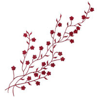 14 Cloth Repair Sticker Sewing Craft Clothing Embroidery Plum Blossom Flower Patch