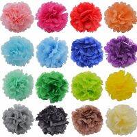 5pcs 10/15/20/25/30cm Tissue Paper Pompoms Flower Balls Wedding Festival Party Decoration Home DIY Craft Paper Pom Poms Supplies