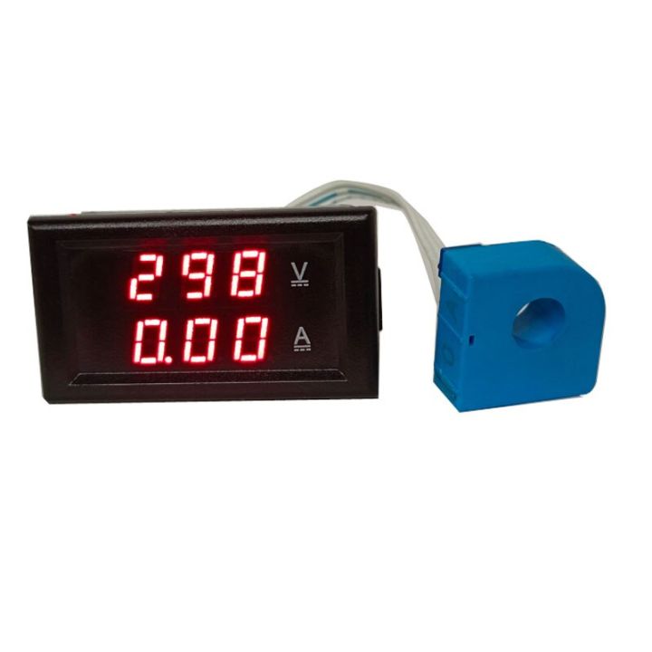 dykb-dc-hall-voltmeter-ammeter-0-600v-300v-100v-0-500a-led-digital-voltage-current-meter-10a-20a-50a-100a-200a-300a-battery-electrical-circuitry-parts
