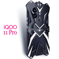 ZIMON Vivo IQOO 11/11 Pro เคสโทรศัพท์โลหะปกป้องอะลูมินัมอัลลอยฝาหลังแข็งกันกระแทกกันตกเคสโทรศัพท์แฟชั่น IQOO 11S