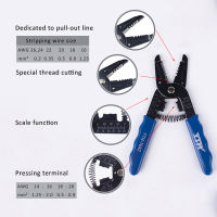 7inch Multifunctional Wire stripper Portable Wire Stripping Pliers Crimping Electrician Cutting pliers 0.25mm-2.6mm Optional