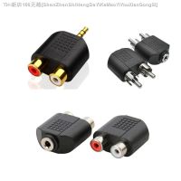 【CW】☍№  3.5mm Audio Stereo Jack Female To 2 Male /3.5mm to 2-RCA