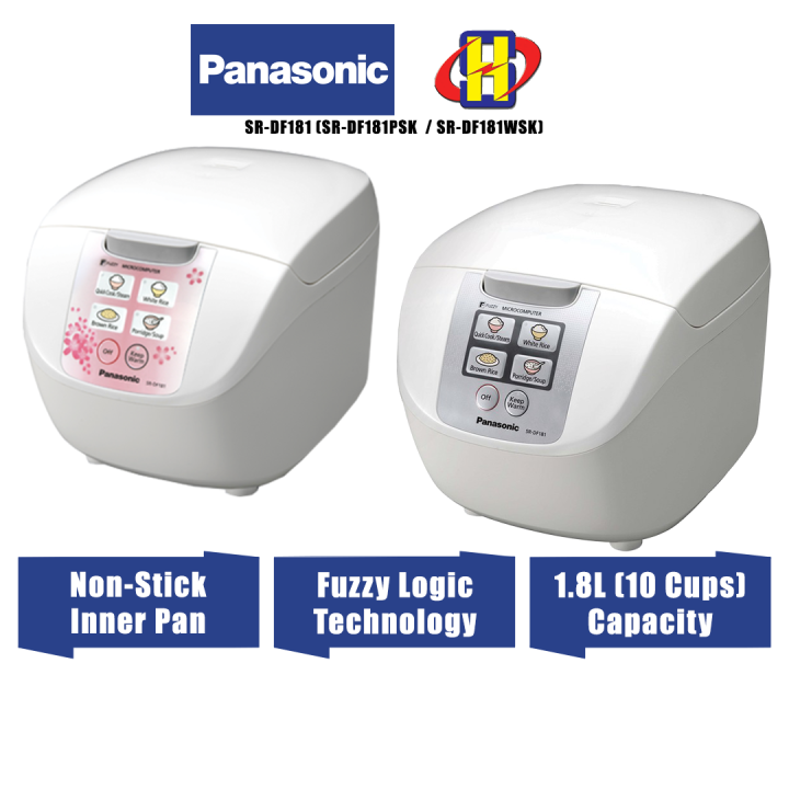 Panasonic Rice Cooker (1.8L/Silver/Pink) 6-Menus Microcomputer Jar Rice ...