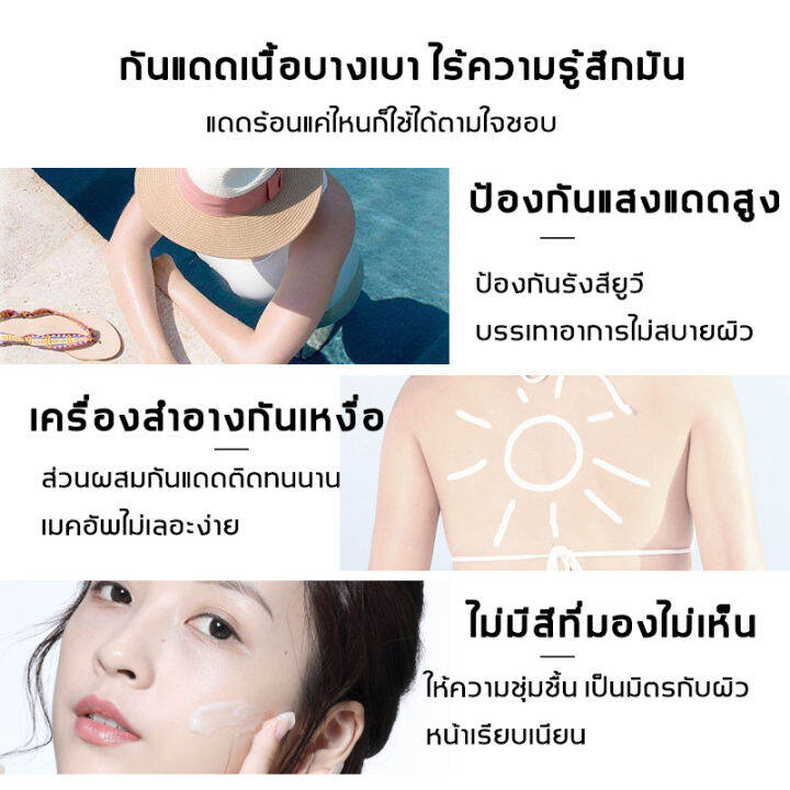 hunmut-กันแดด-60g-กันแดดทาหน้า-กันแดดหลายเท่า-ครีมกันแดดตัวspf50-ครีมกันแดดหน้า-กันแดดชาริส์-ซึมไว-กันแดดทาตัว-กันน้ำกันเหงื่อ-สเปย์กันแดด-สดชื่นไม่มันเยิ้ม-ครีมกันแดดทาหน้า-ครีมกันแดด-กันแดดผิวกาย-โล