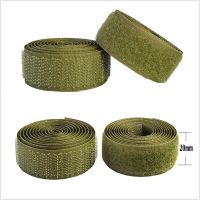 2m*2cm olive green nylon fastener tape no adhesive sewing magic loop hook sticker strip clothing stick tape Adhesives Tape