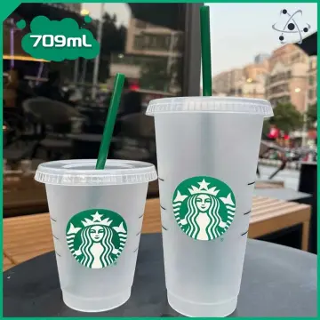 709 ml. (24 oz.) Double Walled Tumbler with Straw