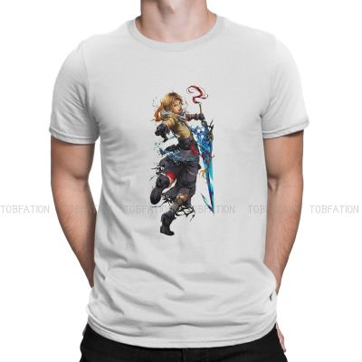 Tidus Newest Tshirts Final Fantasy Game Male Harajuku Pure Cotton Streetwear T Shirt O Neck Oversized