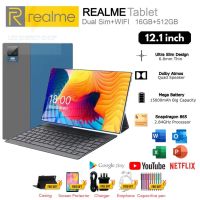 ประกัน 5ปี Tablet แท็บเล็ต Realme แท็บเล็ตใหม่ 12.1นิ้ว แท็บเล็ตของแท้ รองรับภาษาไทย 6+128GB สองซิม แท็บเล็ตถูกๆ แท็บเล็ตราคาถูก รองรับทุกแอป