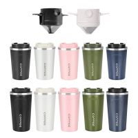 380Ml/500Ml Vacuum Drinking Glass 304 Stainless Steel Insulation Cup Environmentally Hot And Cold Thermal Kettle For Home Office