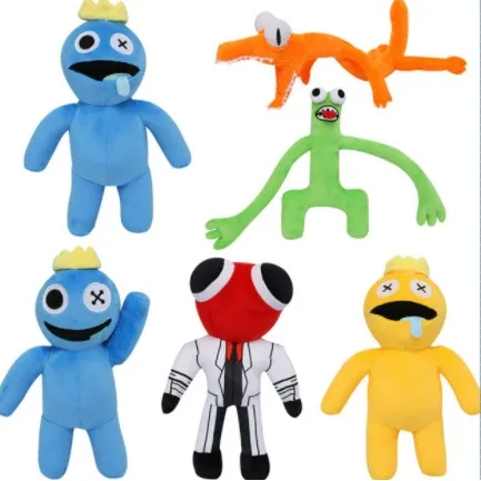 Cartoon Roblox Rainbow Friends Doors Horror Plush Toys Stuffed Animals  Figure Doll For Kids Boys Girls Xmas Gifts_c