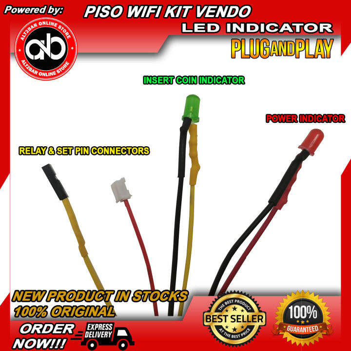 Plug and Play Pisowifi kit indicator (Power and Insert coin Indicator ...