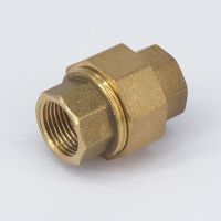 3/8 BSP Female Thread Brass pipe union Connector Coupling Plumbing fittings water Air fuel oil 0-1 Mpa