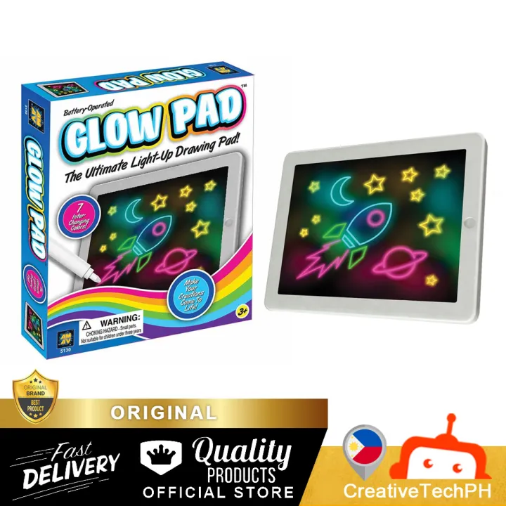 Glow Pad LightUP Drawing Pad (3430) lightup drawing glow pad Lazada PH