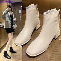 COD dsdgfhgfsdsss Size 34-43 Large size women s shoes 41 white short boots thin thin boots new mid-heel net red breathable Martin boots thin 42