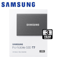 Samsung 2TB T7 Portable SSD USB3.2 (Gray)