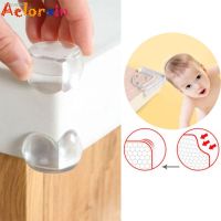 ▽✠► 8Pcs/Lot Child Protection Silicone Transparent Table Corner Crash Pad Corner Protector Baby Proofing Baby Safety