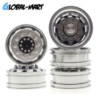 Alloy Metal Beadlock Front / Rear Wheel Rims Hubs for Tamiya 1:14 1/14 RC Tractor Trailer Cargo Truck Car Upgrade Parts