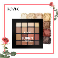 ?พร้อมส่งด่วน? NYX Ultimate 16 Colors Eye Shadow Palette NYX 16สี กล่องอายแชโดว์ สีเข้ม แต่งหน้า อายแชโดว์