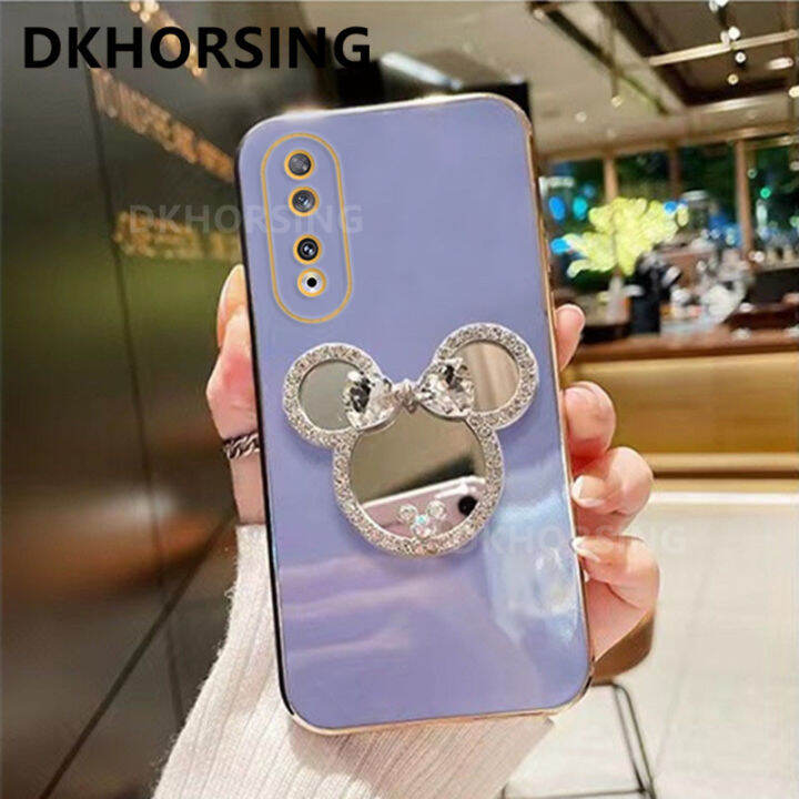 dkhorsing-ตัวยึดกระจกแต่งหน้าคริสตัลปลอกอ่อน-honor-90-5g-honor-90-lite-honor-70-lite-เคสโทรศัพท์-honor90ป้องกันเลนส์กล้องกันกระแทก-honor70-lite