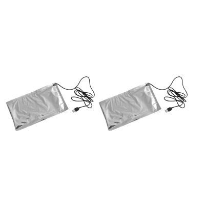 2X Outdoor Tool USB Thermostat Heat Preservation Plate Bag Lunch Plate Food Bag Heater Milk Thermal Warmer Bag