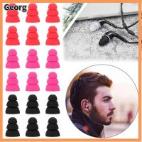 GEORG 6pcs อ่อนนุ่ม หูฟัง ในหู หูฟัง ซิลิโคน Eartips ที่ครอบหูฟัง สามชั้น