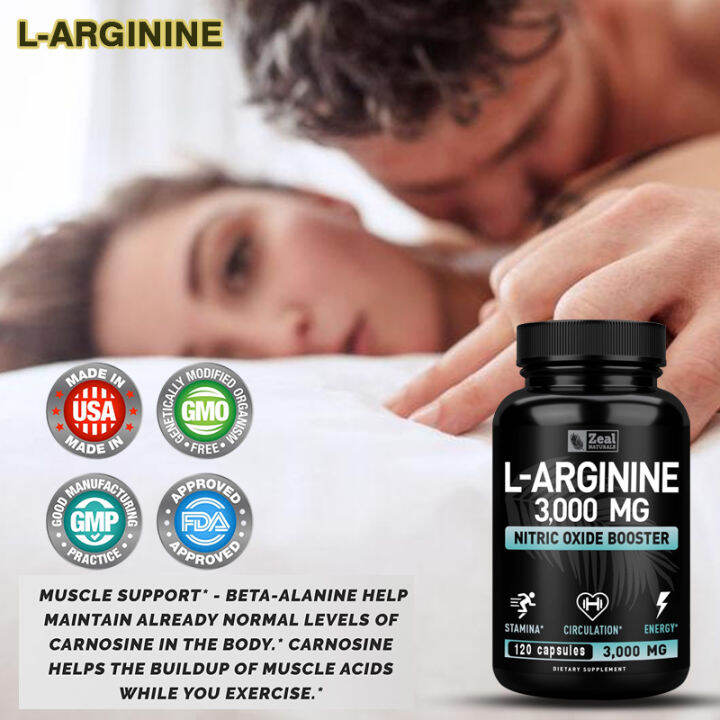 LArginine Nitric Oxide Supplement Supports Muscle Mass, Blood