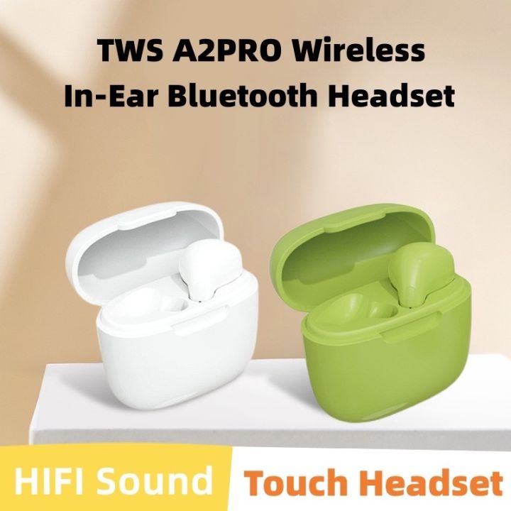 gratis-ongkir-ปลาค็อด-a2-pro-tws-หูฟังไร้สายหูฟังบลูทูธ-หูฟังไร้สายควบคุมด้วยการสัมผัสหูฟังสเตอริโอกันน้ำหูฟังเอียร์พอดหูฟัง-hifi-สำหรับ-android-หูฟังไมค์ในตัวสำหรับสมาร์ทโฟน