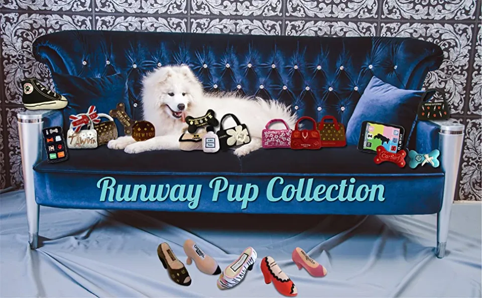 Pet Supplies : Pet Squeak Toys : Dog Diggin Designs Runway Pup Collection