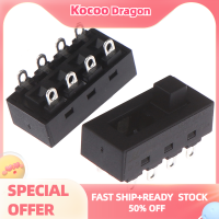 Kocoo 2ชิ้น12A 250V 3ตำแหน่ง8พินสวิตช์เลื่อนสลับ LQ-103H สวิตช์เครื่องเป่าผม