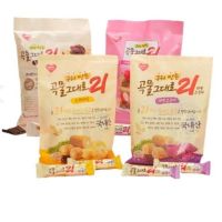 ?สินค้าขายดี? [รสมันม่วง]ขนมเกาหลีธัญพืชอัดแท่งอบกรอบ 21 ชนิด GAEMI PREMIUM GRAIN CRISPY ROLL สอดไส้ชีส,สตอเบอร์รี่,มันม่วง,ช็อกโกแลต ขนาด 180G.