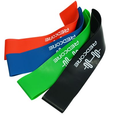 【CW】 Resistance Bands Workout Training Pilates Rubber Loops 6 Level 0.35mm-1.3mm Sport Elastic for