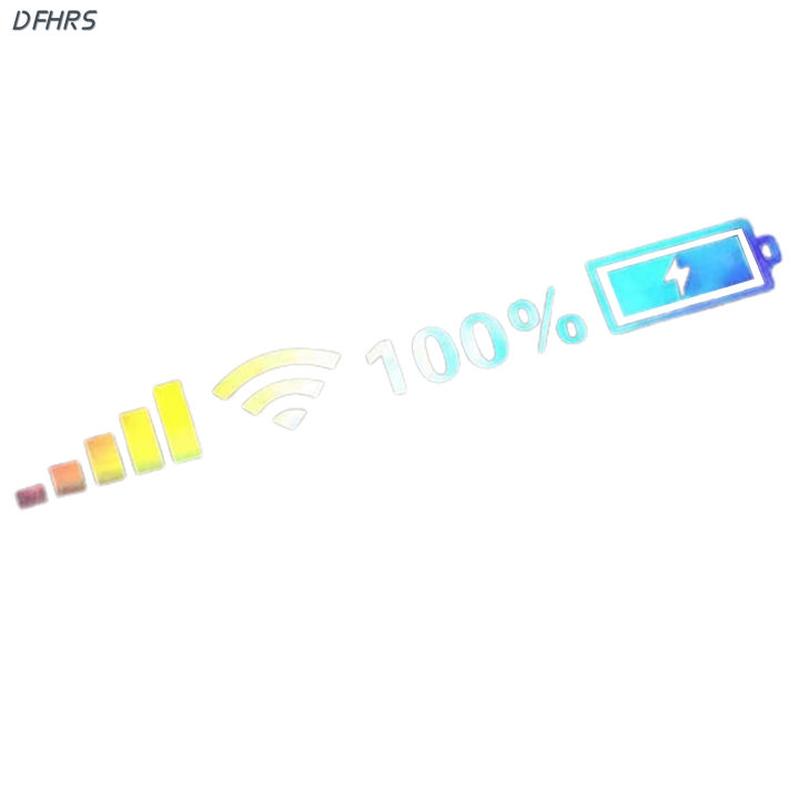 สติกเกอร์ติดกระจกหน้ารถ-dfhrs-กันน้ำสติกเกอร์รถเลเซอร์สีซีดจางและสติกเกอร์รถปลอดภัยสำหรับการเพิ่มความเข้มของการสะท้อน