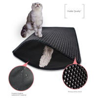 EVA Cat Pad Double Honeycomb Anti-Slip Cat Foot Household Leather Waterproof Cleaning Litter Trapping For Cat Accessories