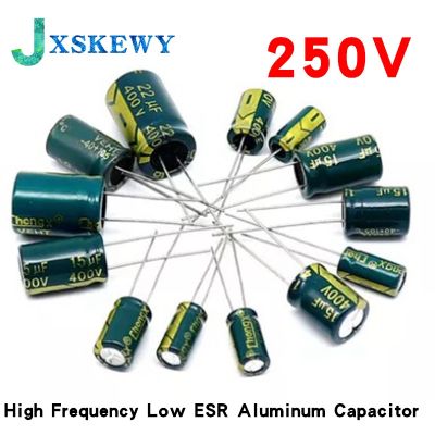 High Frequency Low ESR Aluminum Electrolytic Capacitor 250V 4.7UF 10UF 15UF 22UF 47UF 68UF 100UF 150UF 220UF 330UF 470UF