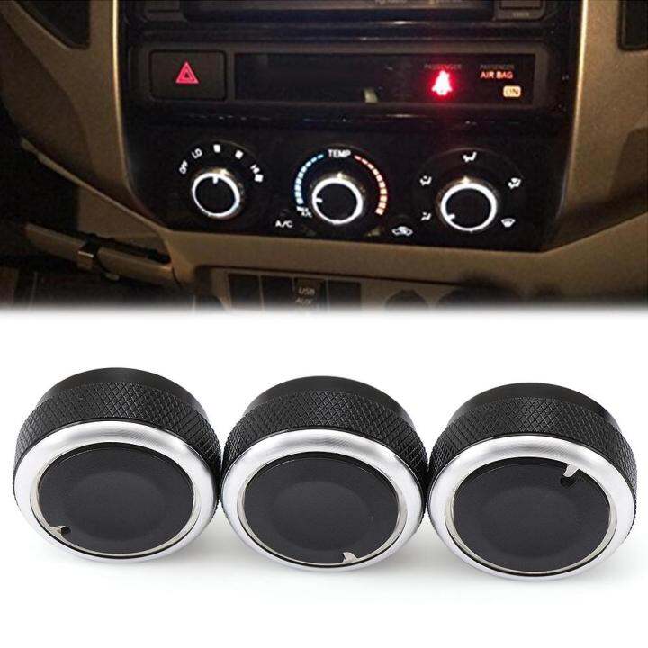 3Pcs / Set Car Air Conditioning Knob Installation Heat Control Switch