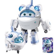 Super wings đội bay siêu đẳng có đèn nháy và âm thanh mô hinh robot biến