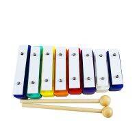 Colorful 8 Note Xylophone Set Percussion Musical Educational Teaching Instrument Toy with 2 Mallets for Baby