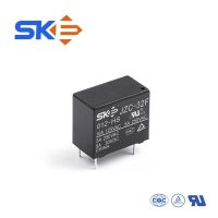 Ningbo manufacturer 32F anti-theft device relay 12V small four-legged group electromagnetic 5A normally open relay wires electrie