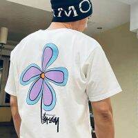 2023 FOR❅ Windmill Stussy loose short sleeve T-shirt for men and women ins han edition fresh summer popular logo individuality student base coat