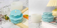 With Decorated Decoration Mold Body Aromatherapy Candles Gypsum Cake Two-layer Three-dimensional