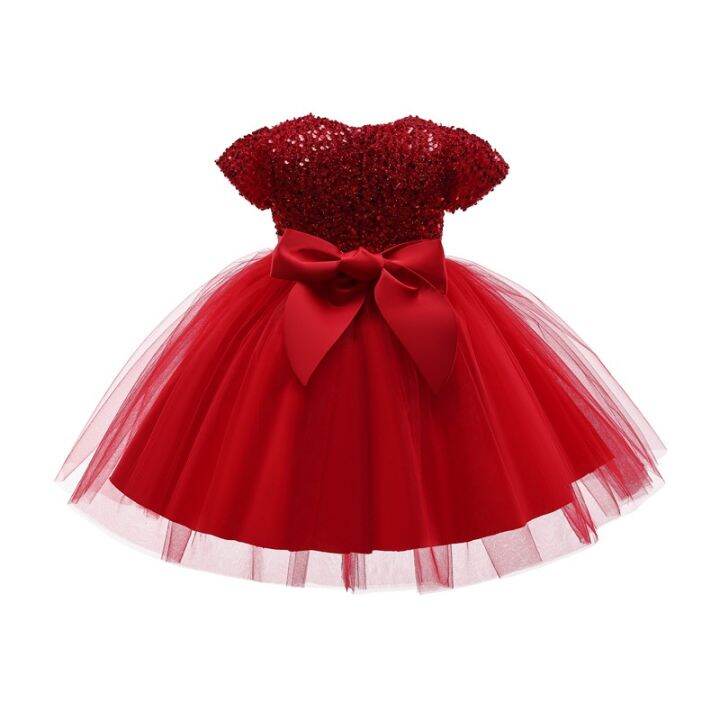 girls-princess-dress-childrens-first-year-sequins-dress-party-birthday-flower-girl-skirt-52