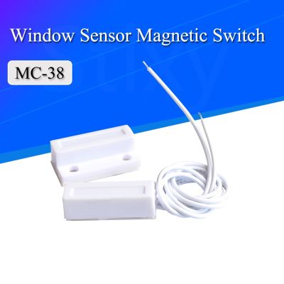 5pair /lot MC-38 Wired Door Window Sensor Magnetic Switch Home Alarm System Detector Reed Switch