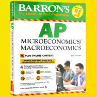 Barron APเศรษฐศาสตร์จุลภาคและเศรษฐศาสตร์มหภาคฉบับที่ 6 หนังสือภาษาอังกฤษฉบับภาษาอังกฤษหนังสือสอบเศรษฐศาสตร์Barron S APเศรษฐศาสตร์มหภาคเศรษฐศาสตร์