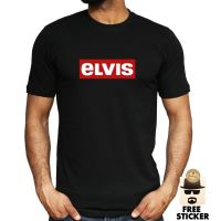 Mens T-shirtO-neck Custom Printed Elvis Presley T-shirt King Rock n Roll Retro Classic Fashion Tee ALL SIZES 2Z7Y