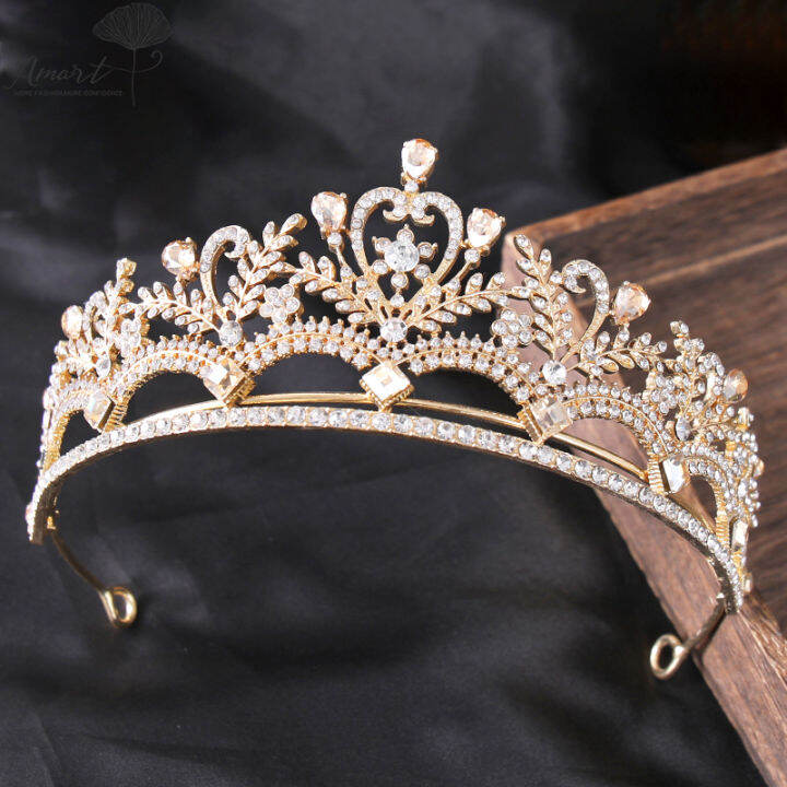 amart-มงกุฎเจ้าสาว-headwear-งานแต่งงานวันเกิดมงกุฎ-headdress-pearl-retro-หรูหราผมเจ้าสาวมงกุฎงานแต่งงาน-headwear-วันเกิดมงกุฎ-headdress-pearl-retro-หรูหราอุปกรณ์เสริมผมสำหรับหญิงสำหรับหญิง-retro