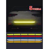 ส่งฟรี ส่งเร็วสติ๊กเกอร์สะท้อนแสงติดท้ายรถยนต์ 5 ชิ้น/เซ็ต CAR Reflective Stickerเก็บปลายทาง