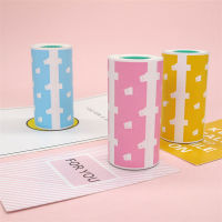 Three rolls and one box of self-adhesive pattern label sticker 56 * 30MM printing paper label thermal paper storage label