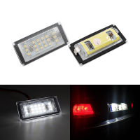 2x Fits For BMW E46 3-Series 2D Facelift 04-06 M3 Facelift 04-06 SMD White Canbus Led License Plate Lights OEM:51137113590