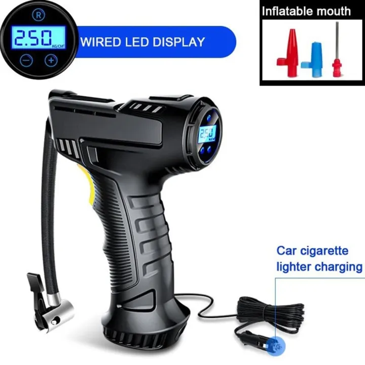 120W Handheld Air Compressor Inflatable Pump Portable Car Air Pump